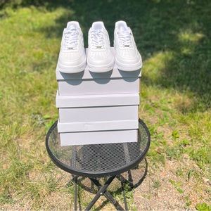 Nike “Air Force 1s” White - Sizes 9,10,11